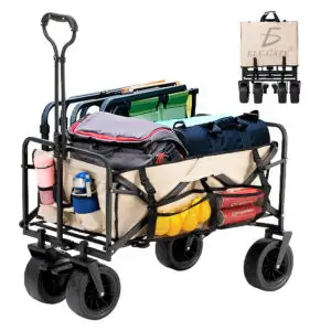 Carrito de Mano para Exteriores y Bricolaje con Rodamiento - Capacidad de Carga 176.4 lbs