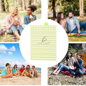 Manta de Picnic Impermeable de 100x150 cm para Exteriores
