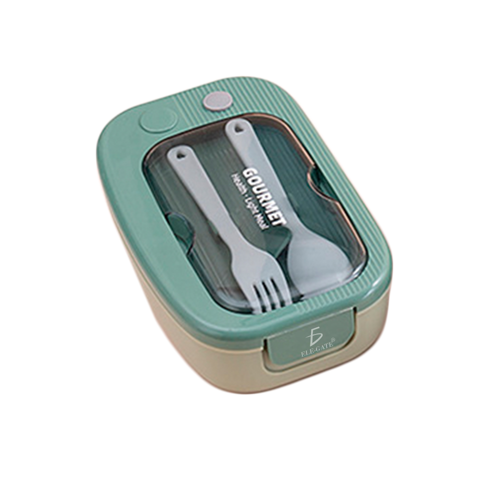 Lunch Box Con Separador Y Cubiertos - Image 4