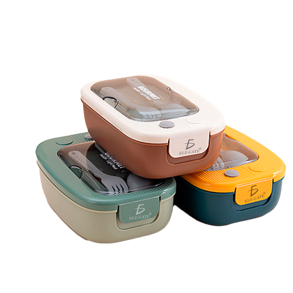 Lunch Box Con Separador Y Cubiertos - Image 2