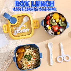 Lonchera Térmica de Acero Inoxidable con tazón complementario para alimentos