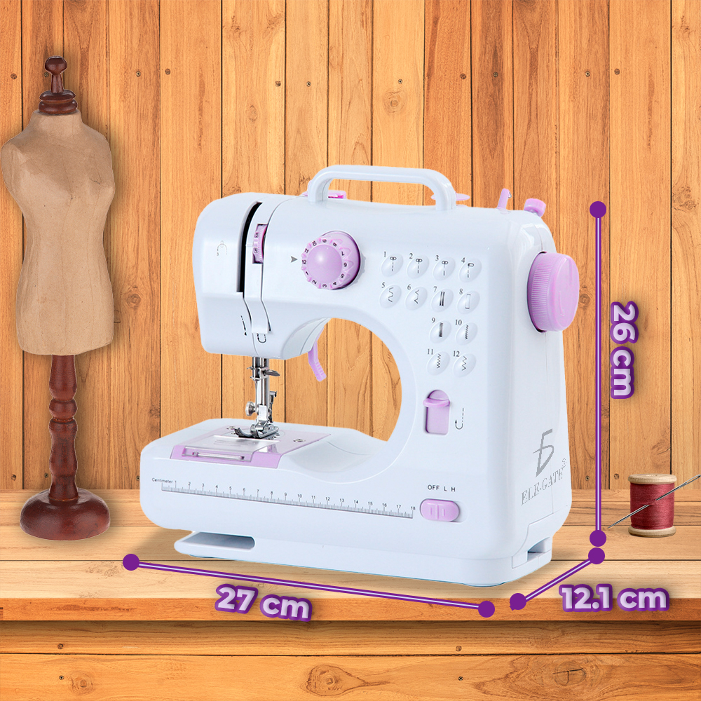 Máquina de Coser Multifuncional 12 Patrones - Image 5