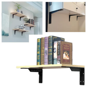 Soportes de Estante Flotantes Resistentes de 35x20x5cm