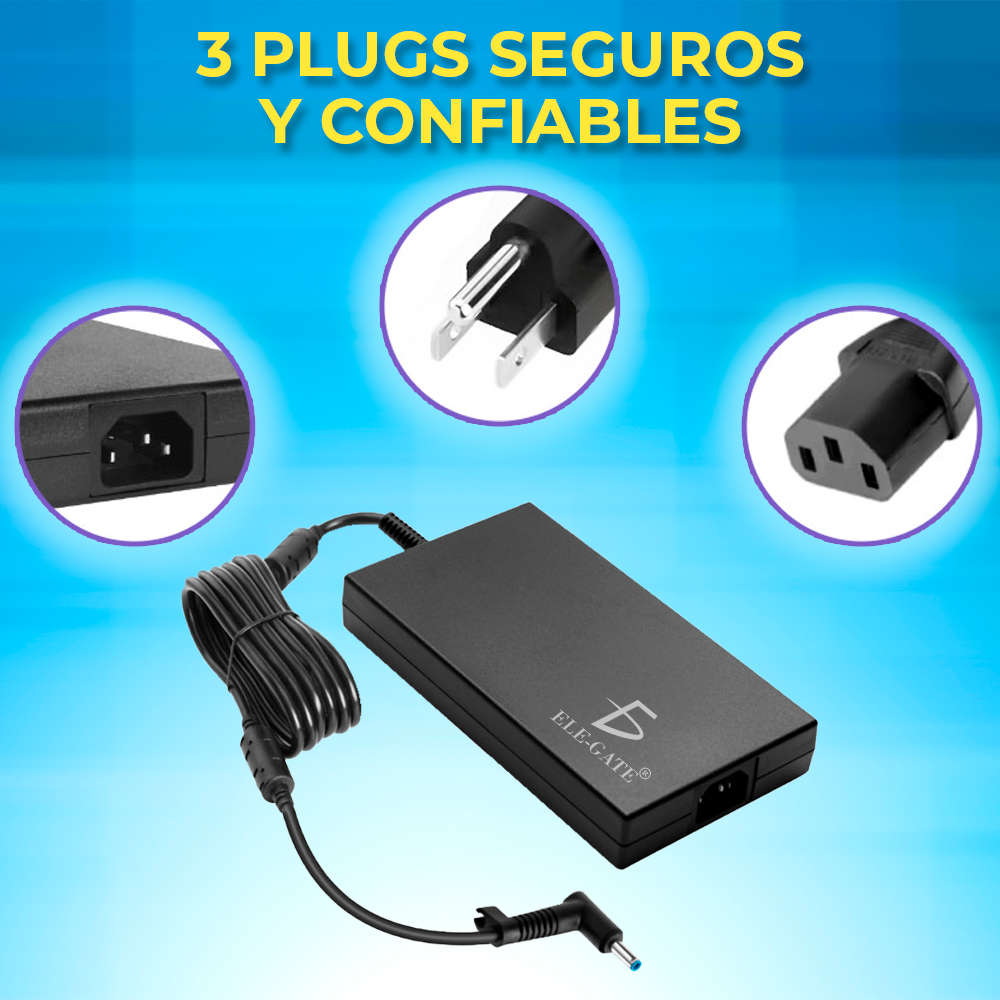Cargador para Laptop Compatible HP 200W 19.5V 10.3A con Punta de 4.5x3.0mm - Image 4
