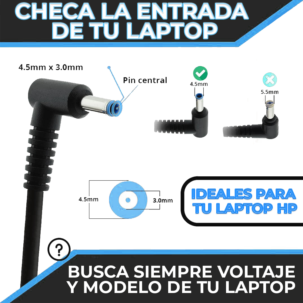 Cargador Laptop Compatible para HP 19.5V 11.8A 230W Conector 4.5x3.0mm - Image 5