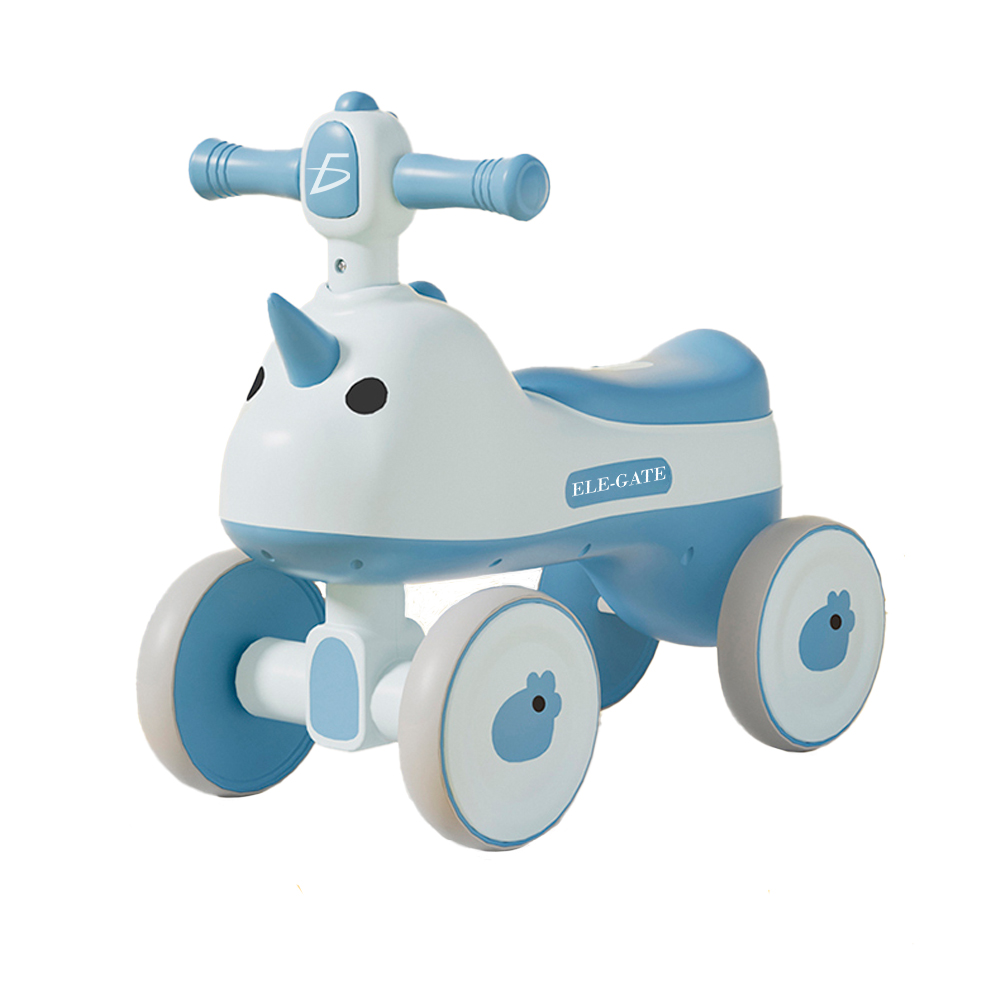 Patineta infantil de cuatro ruedas modelo unicornio (con luces + música) Andadera para bebés de 1 a 6 años - Image 2
