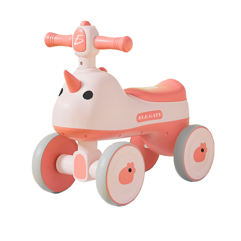 Patineta infantil de cuatro ruedas modelo unicornio (con luces + música) Andadera para bebés de 1 a 6 años - Image 3