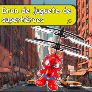 Dron de Inducción: Aventura en el Cielo con Estilo de Figuras de Acción