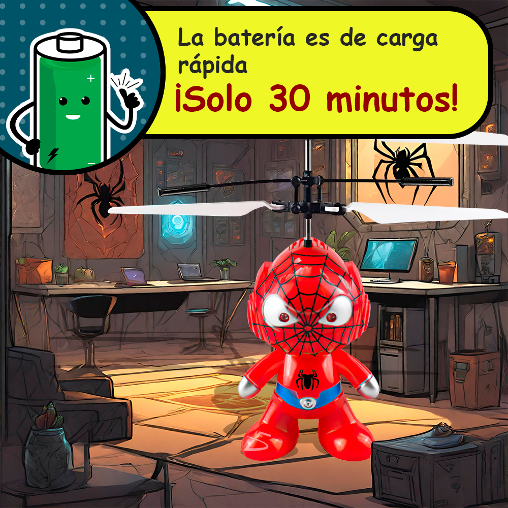 Dron de Inducción: Aventura en el Cielo con Estilo de Figuras de Acción - Image 4