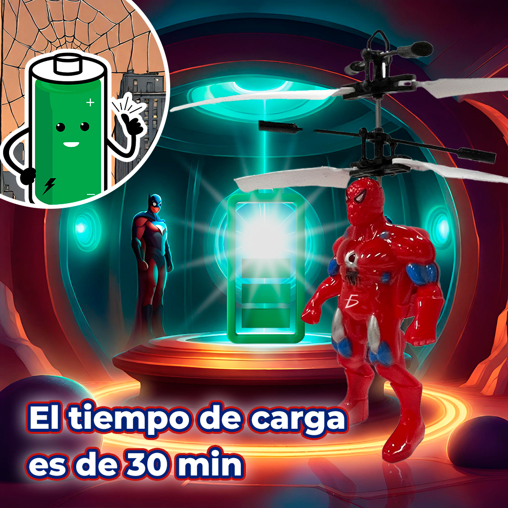 Mini Dron Hombre Araña con Sensor de Inducción Recargable - Image 5
