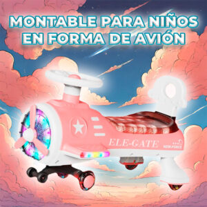 Scooter Espacial con Asiento para Niños: Divertido y Seguro Paseo para tu Pequeño