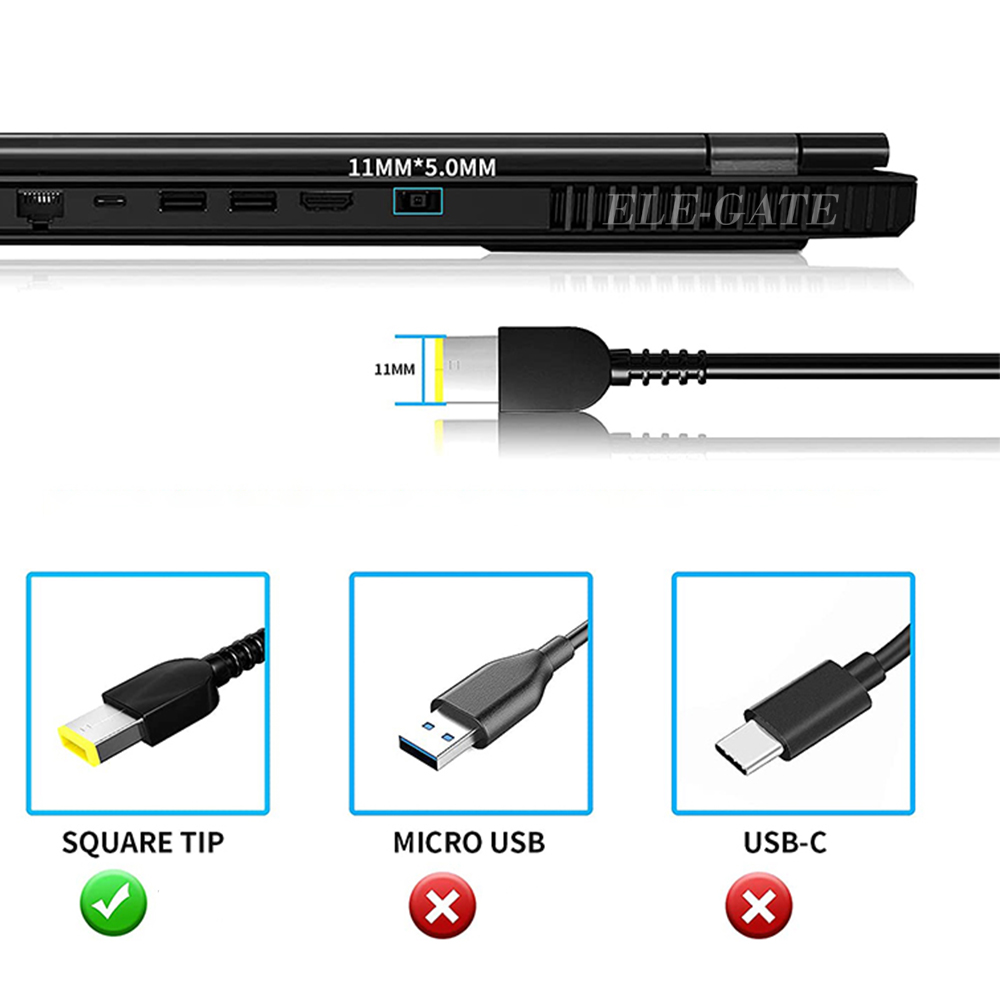 Cargador para Laptop Compatible con Lenovo 20V 8.5A 170W - Image 4