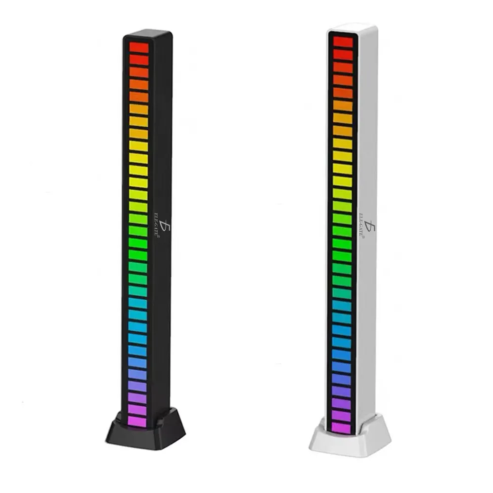 Barra luz LED RGB Reactiva al Sonido, Indicador de Nivel de Música Rítmica Activada por Voz para Fiestas. - Imagen 3