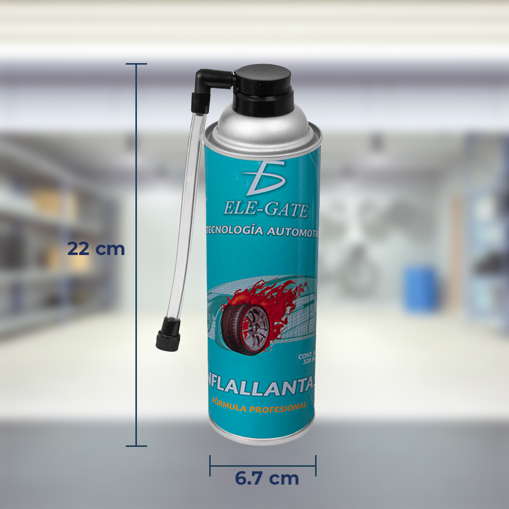 Inflallantas en Aerosol para Autos Compactos - 320 ml - Image 5