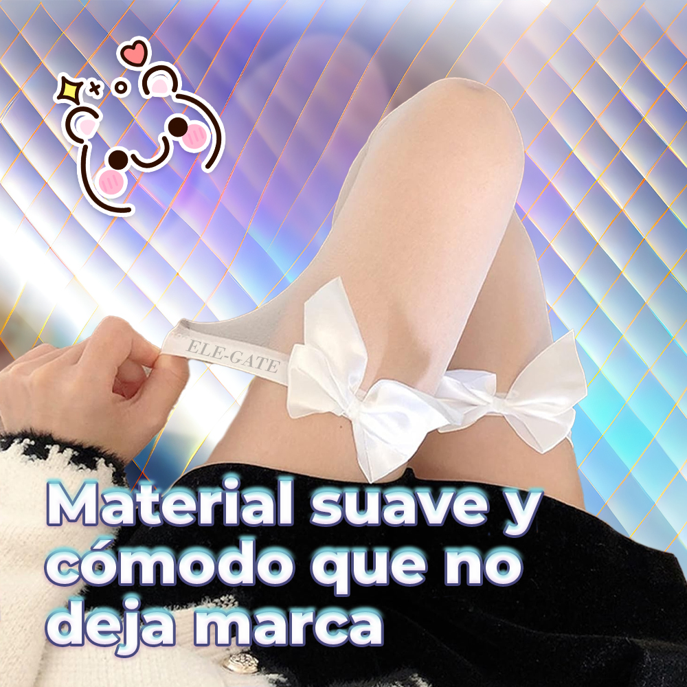 Medias de Muslo de Nilón Finas estilo Kawaii Coquete - Image 4