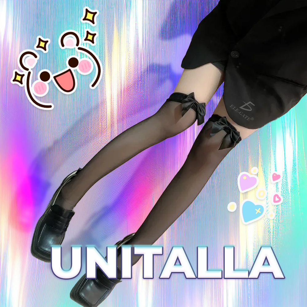 Medias de Muslo de Nilón Finas estilo Kawaii Coquete - Image 5