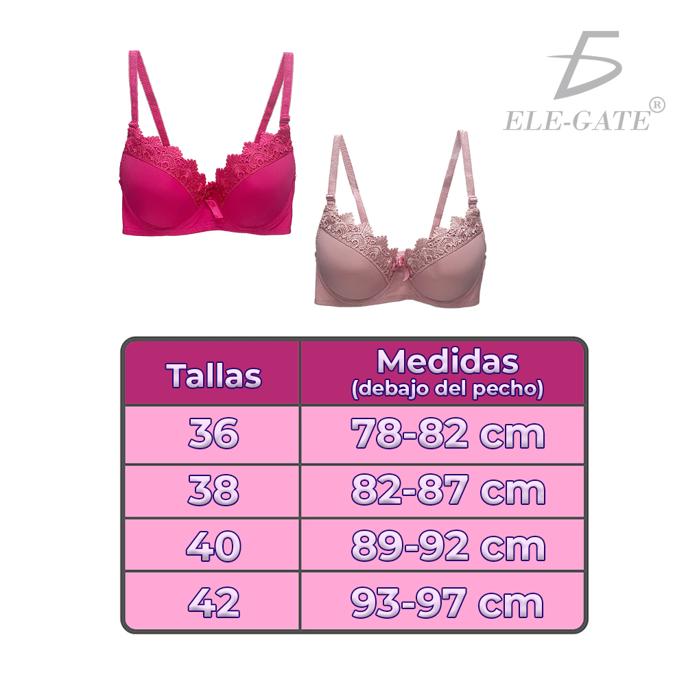 Brasier con Encaje de Copa Completa - Image 9