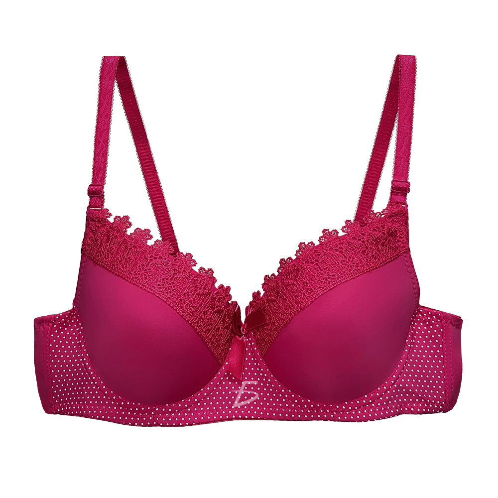 Brasier con Encaje de Copa Completa Push Up - Image 7