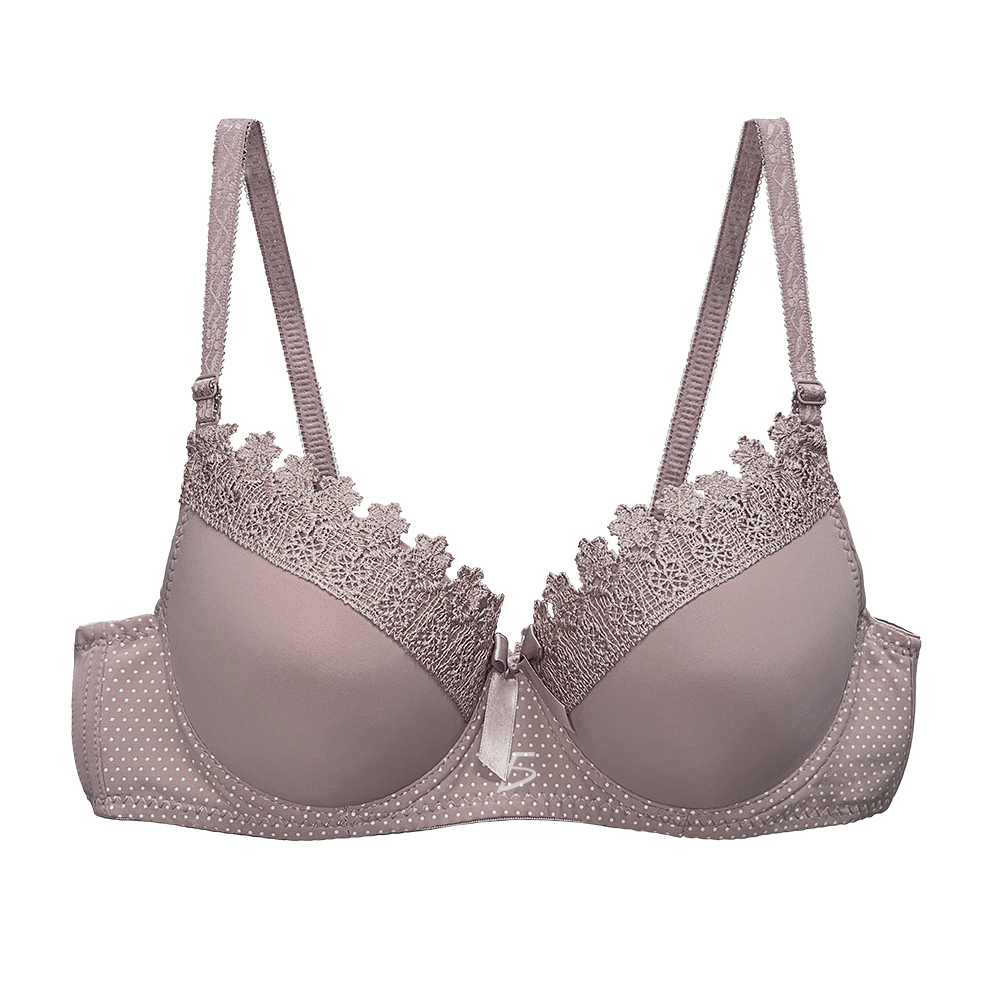 Brasier con Encaje de Copa Completa Push Up - Image 8