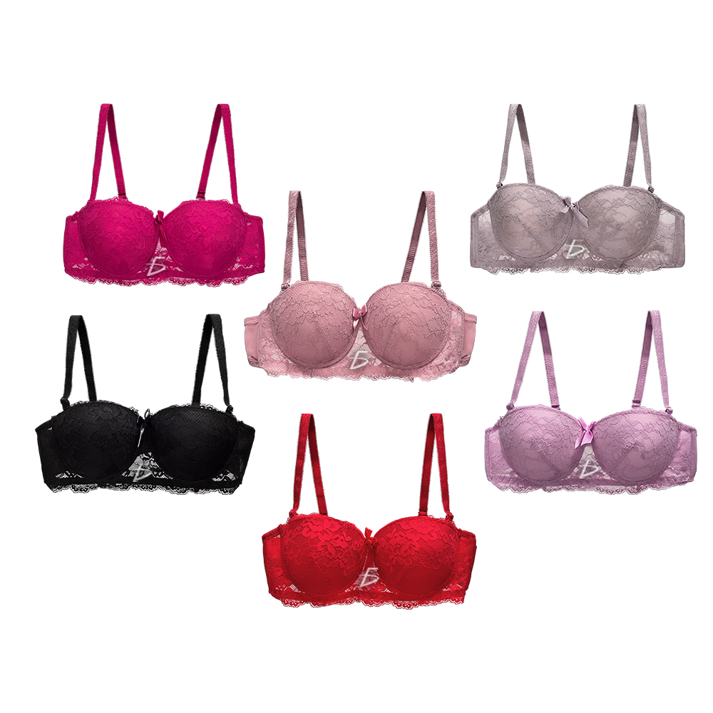 Brasier Con Aro Con Encaje y Diseño Floreado - Image 2