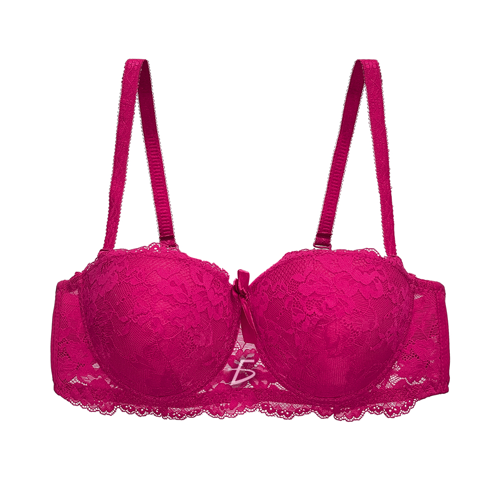 Brasier Con Aro Con Encaje y Diseño Floreado - Image 3