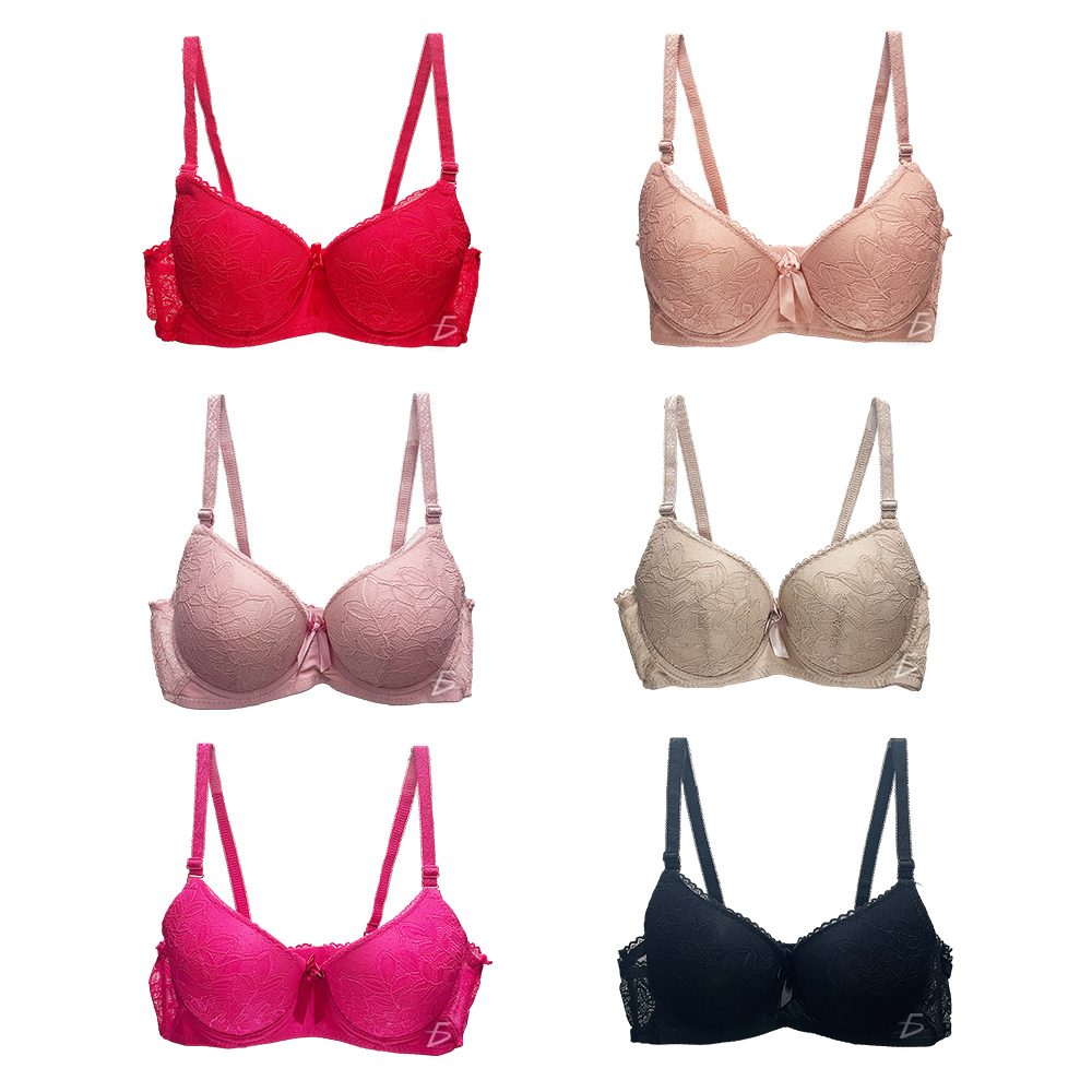 Brasier con Encaje Copa Completa Slight Push Up - Image 2