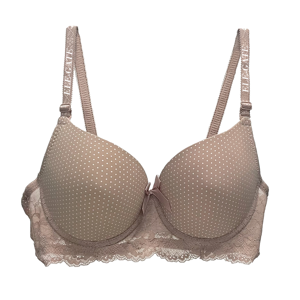 Brasier con Diseño de Puntos con Espalda de Encaje - Image 8