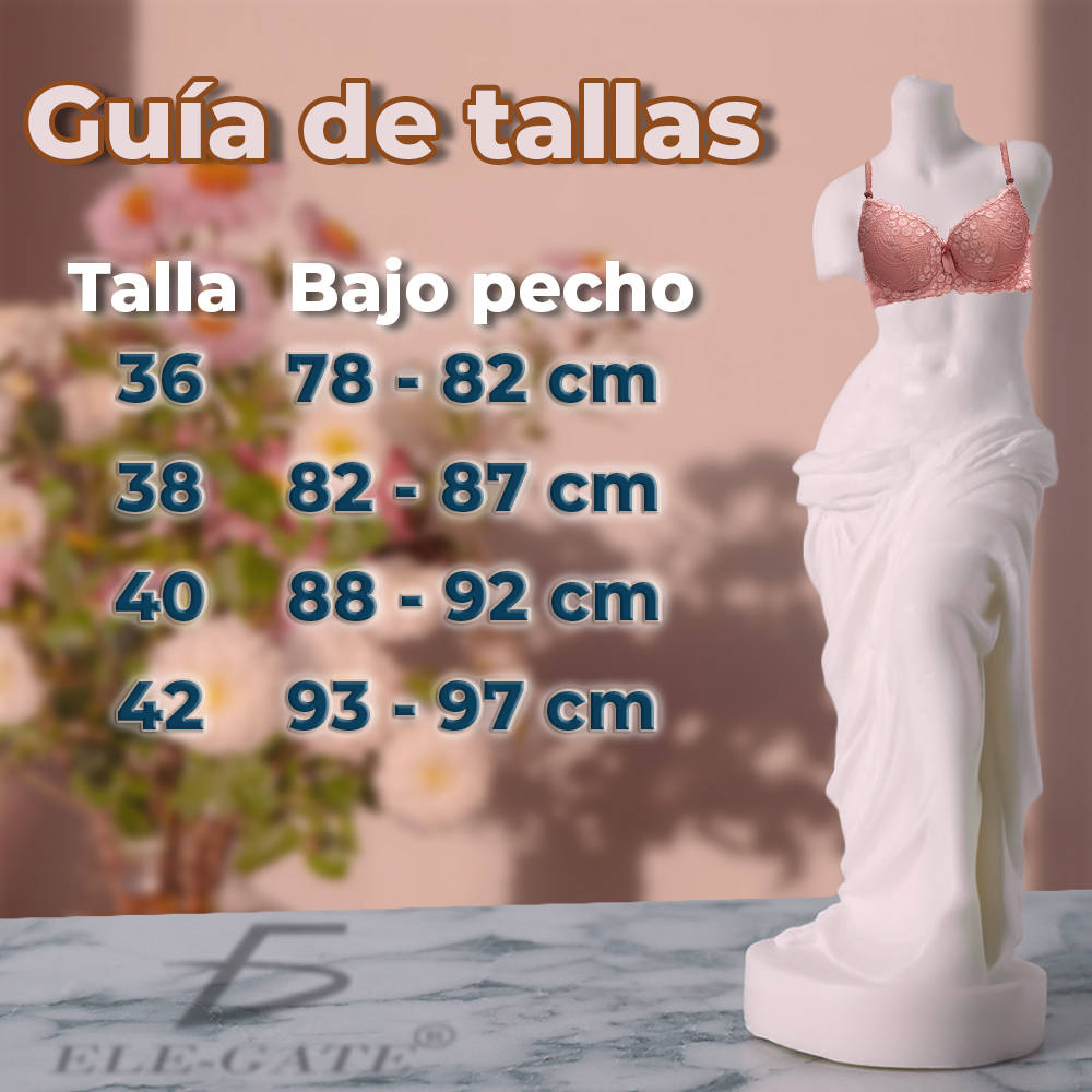 Brasier con Diseño de Encaje Floral - Image 9