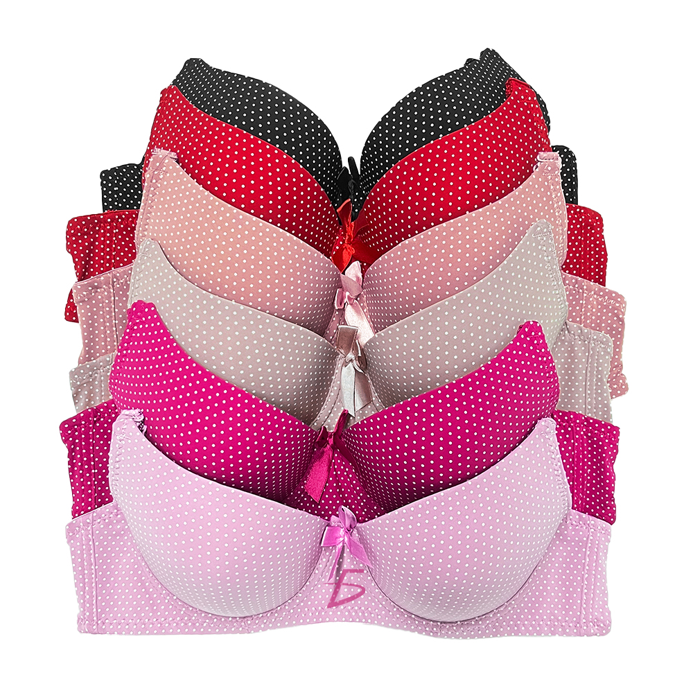 Brasier con Diseño de Lunares con Efecto Push Up - Image 2