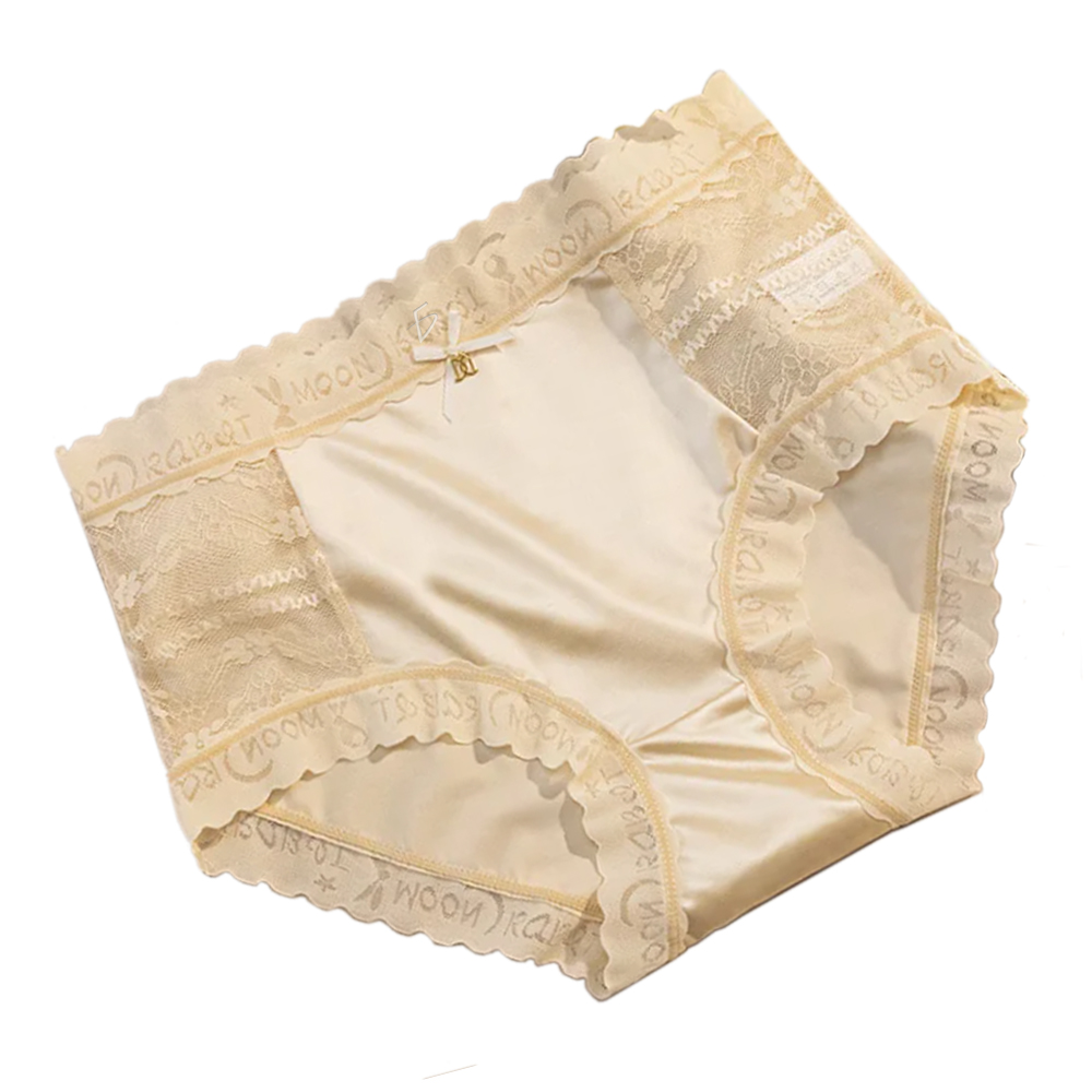 Panti de satén con encaje semi trasparente - Image 5