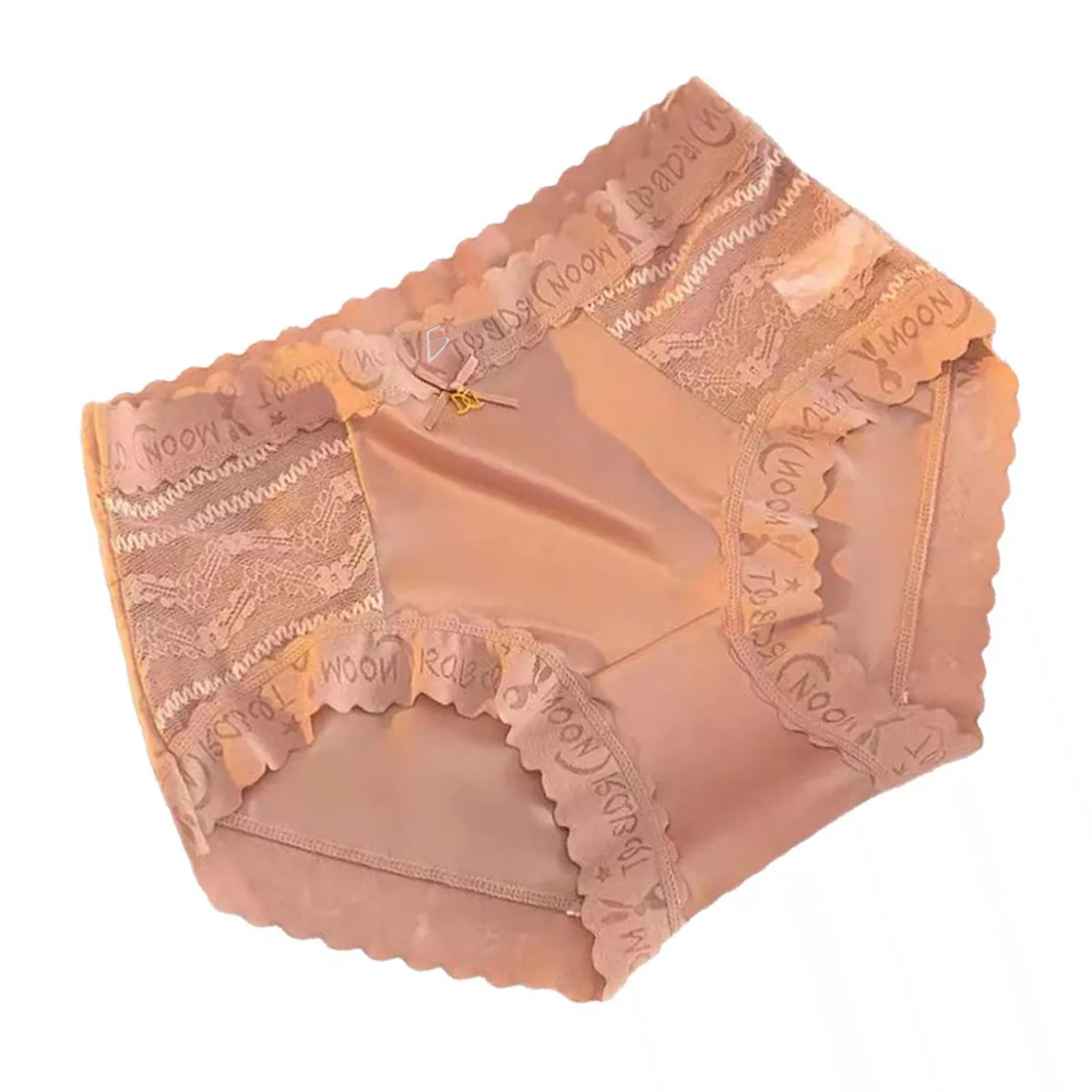 Panti de satén con encaje semi trasparente - Image 7