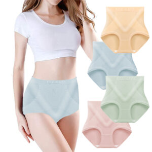 Calzoncillo De Cintura Alta De Algodón Suave para Mujer