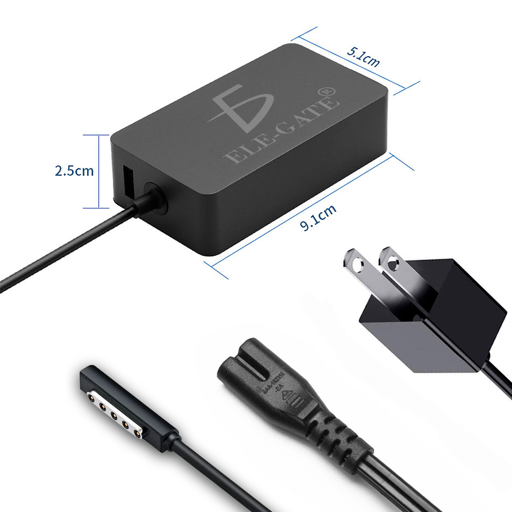 Cargador Laptop Compatible Microsoft Surface 48W 12V 3.6A con Puerto USB Adicional - Image 5