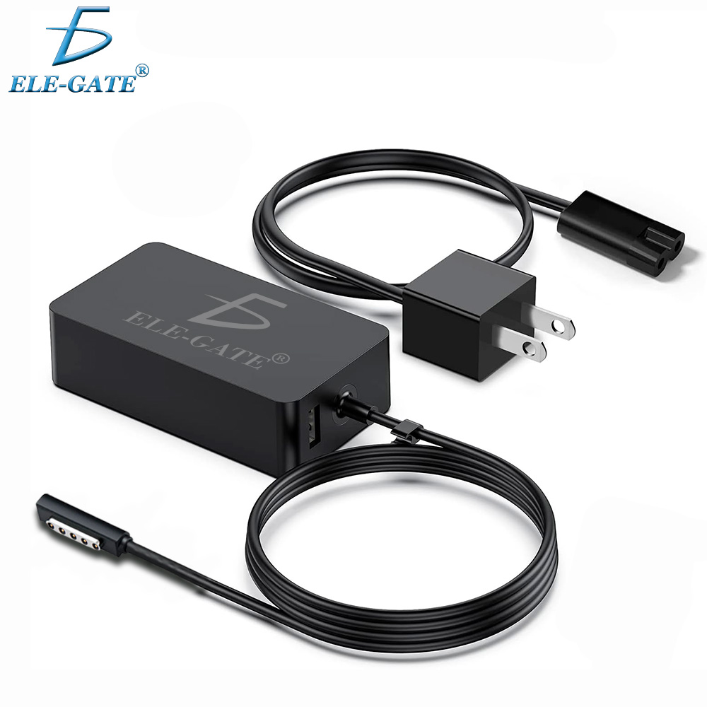 Cargador Laptop Compatible Microsoft Surface 48W 12V 3.6A con Puerto USB Adicional