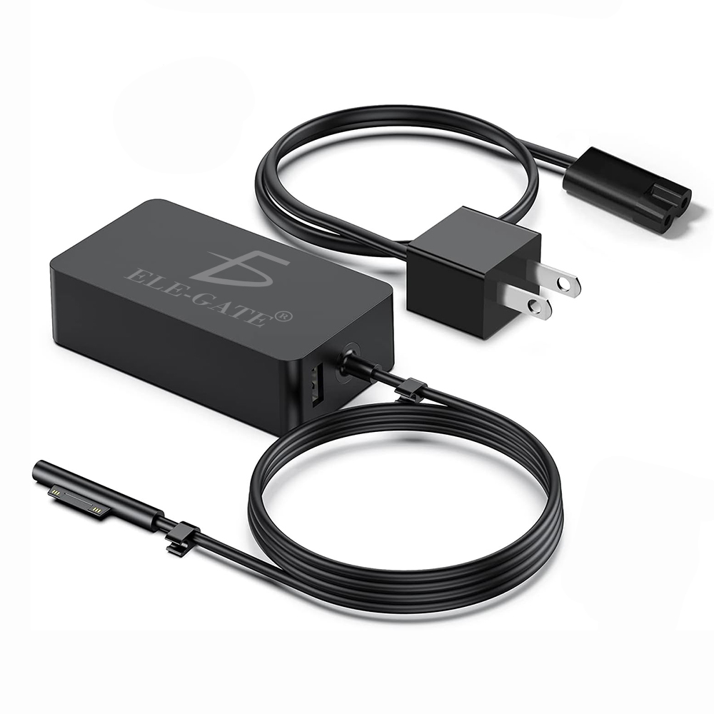 Cargador Laptop Compatible Microsoft Surface 44W 15 V 2.58A con Puerto USB Adicional - Image 2