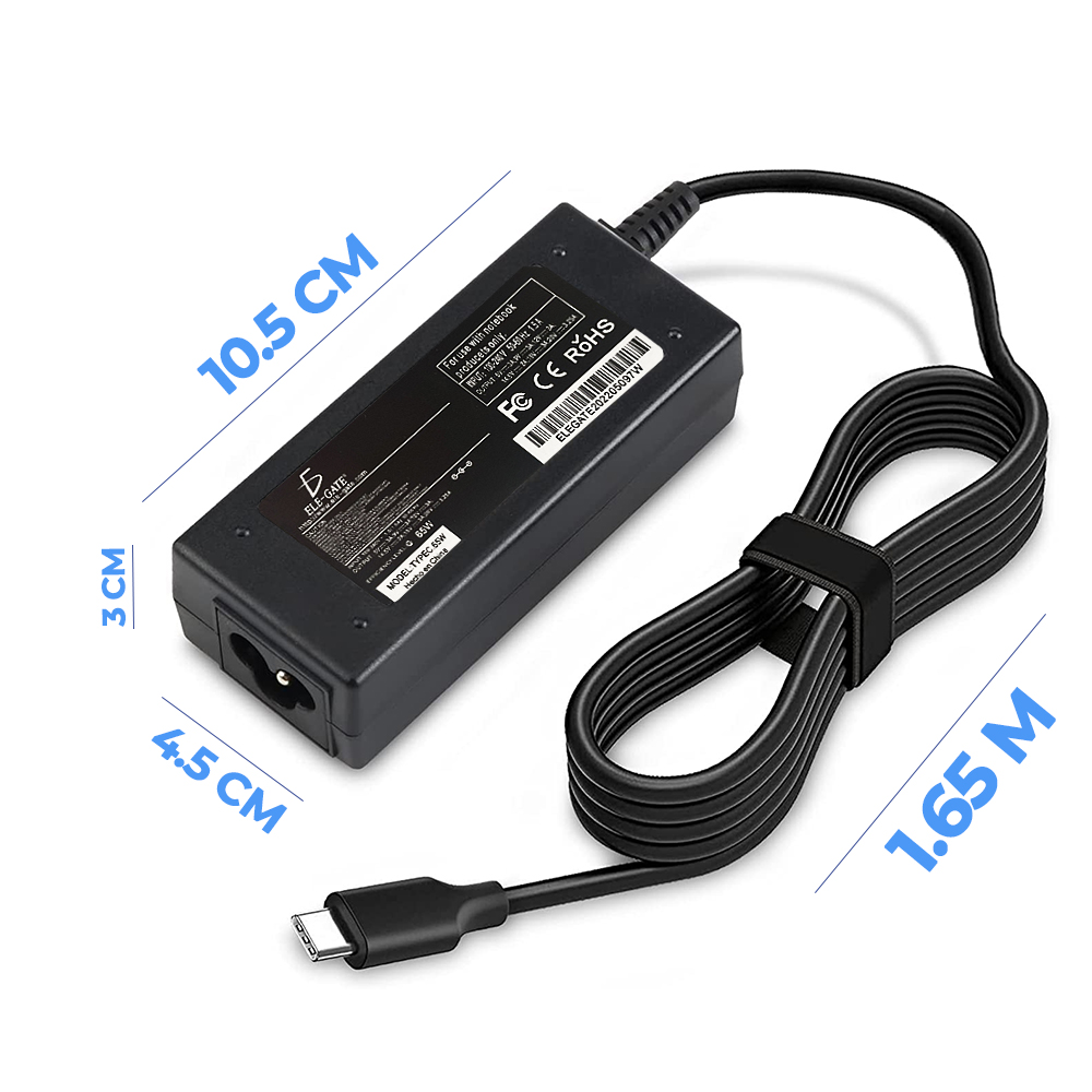 Cargador Laptop Tipo C 65w Universal Mac Hp Lenovo - Image 5