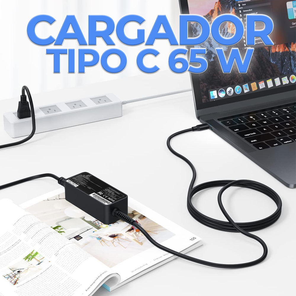 Cargador Laptop Tipo C 65w Universal Mac Hp Lenovo - Image 6