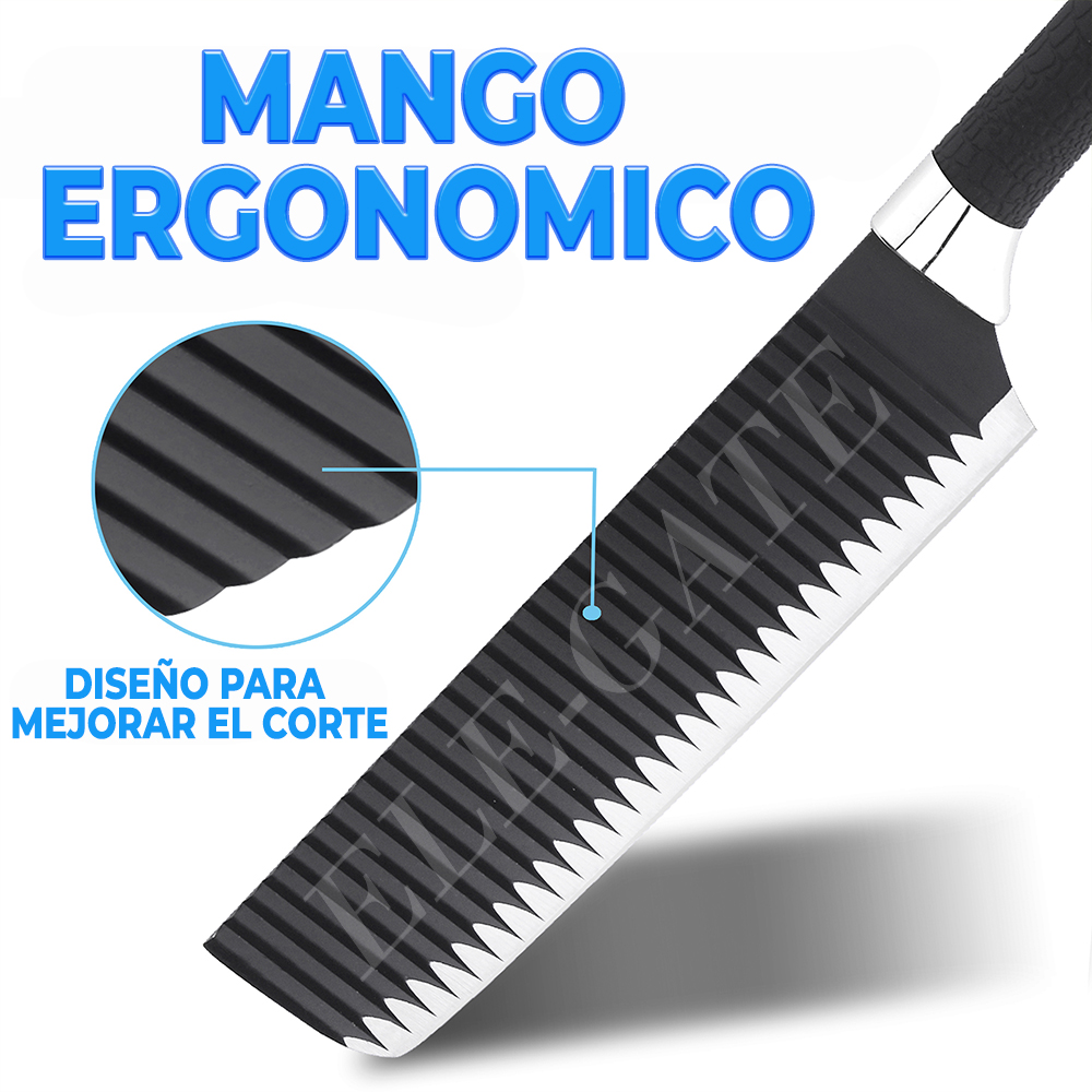 Set de Cuchillos con Base de Acero Inoxidable - Image 5