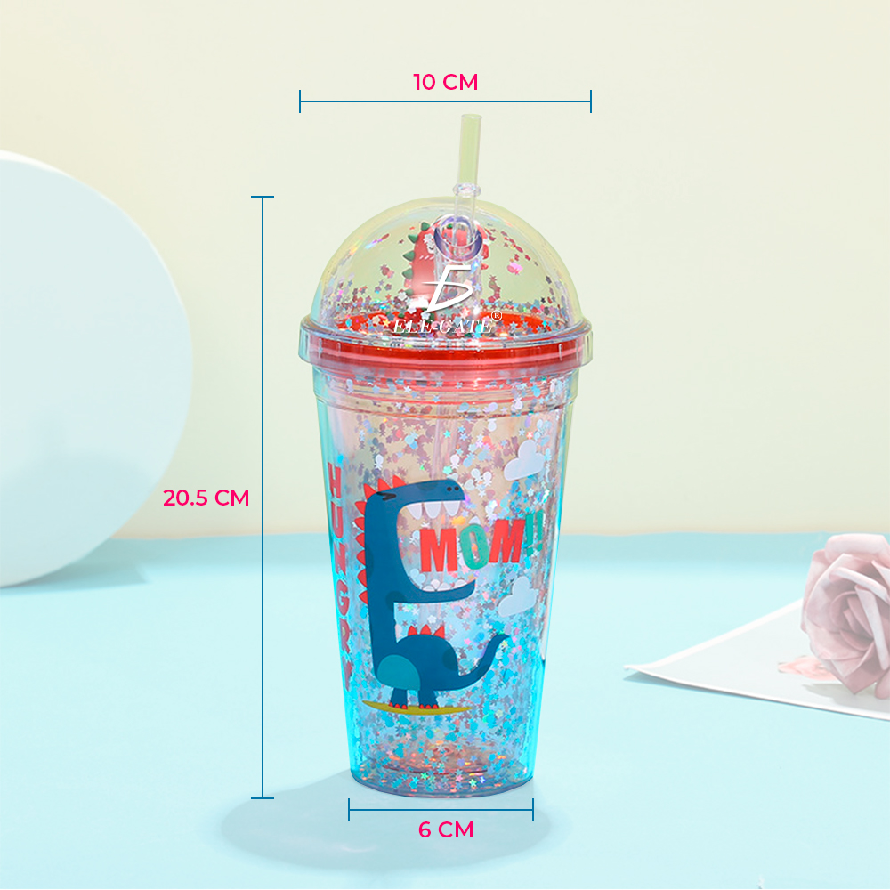 Botella Reutilizable de Dinosaurio para Niños - Botella de Plástico de 600 ml - Image 3