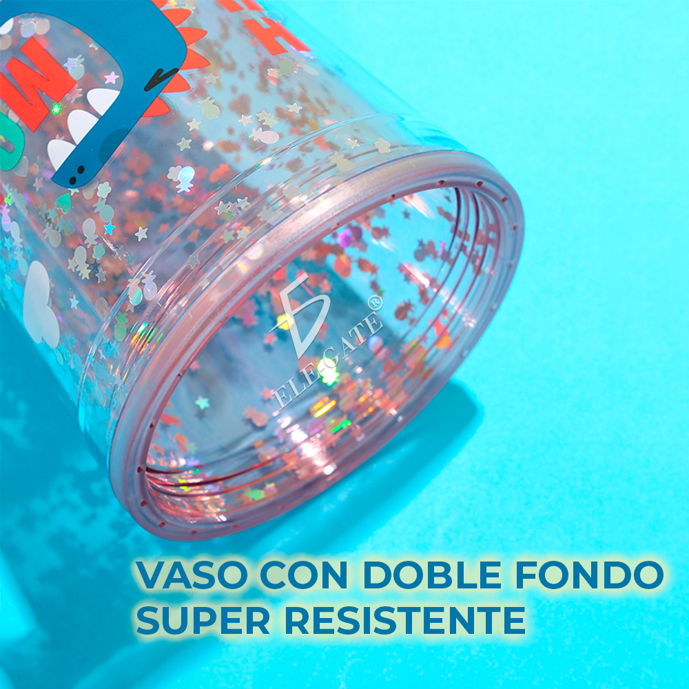 Botella Reutilizable de Dinosaurio para Niños - Botella de Plástico de 600 ml - Image 4