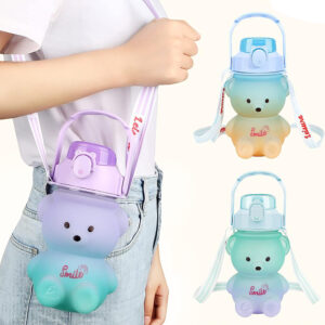 Botella Deportiva con Forma de Oso - Capacidad 500 ml