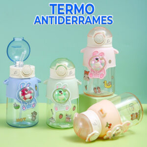 Botellas Kawaii Ajustables - Set de Botellas Portátiles y Adorables para Tu Hidratación Diaria