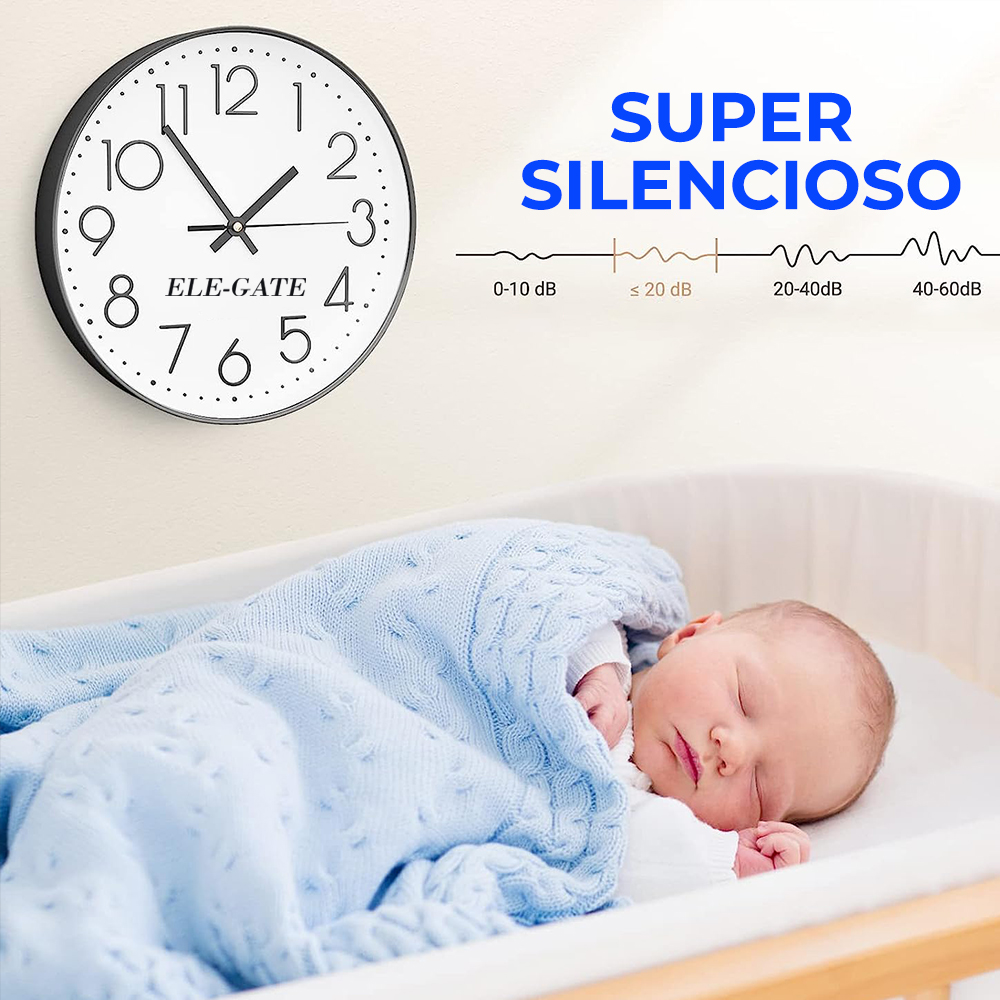 Reloj de Pared de Cuarzo Silencioso. - Image 5