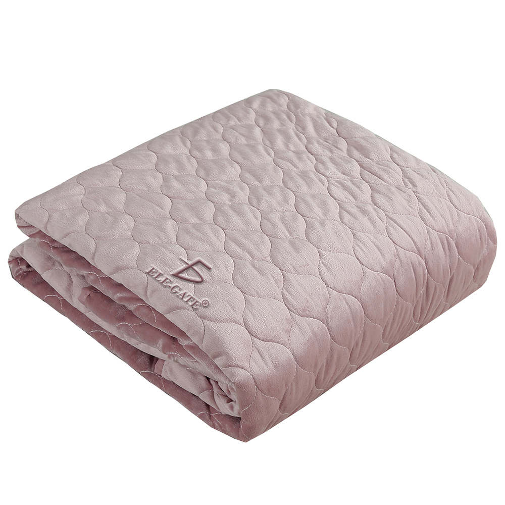 Colcha color rosa claro, ligera para verano - Image 2