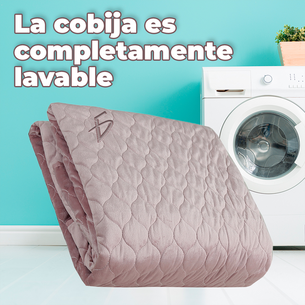 Colcha color rosa claro, ligera para verano - Image 3