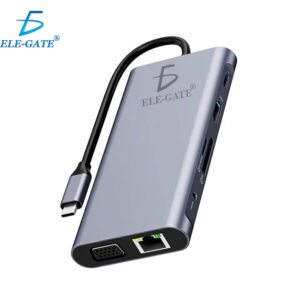 Hub Tipoc USB Portátil 11 en 1 con Diversas Conexiones