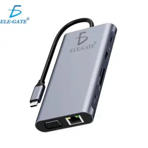 Hub Tipoc USB Portátil 11 en 1 con Diversas Conexiones