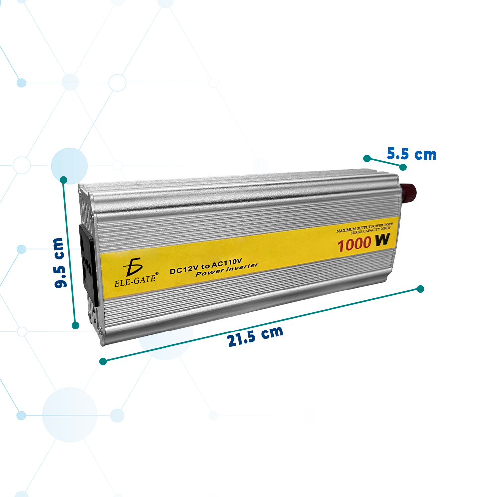 Inversor de Corriente 1000W - Convertidor de Onda Sinusoidal Modificada para Electrónica y Dispositivos - Image 4
