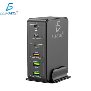 Cargador Rápido de Escritorio de 6 Puertos de 120W 