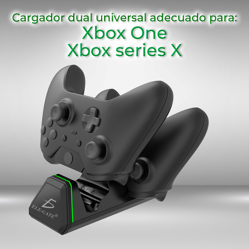 Estación de Carga para Mandos Inalámbricos - Compatible con Controladores Xbox y PlayStation